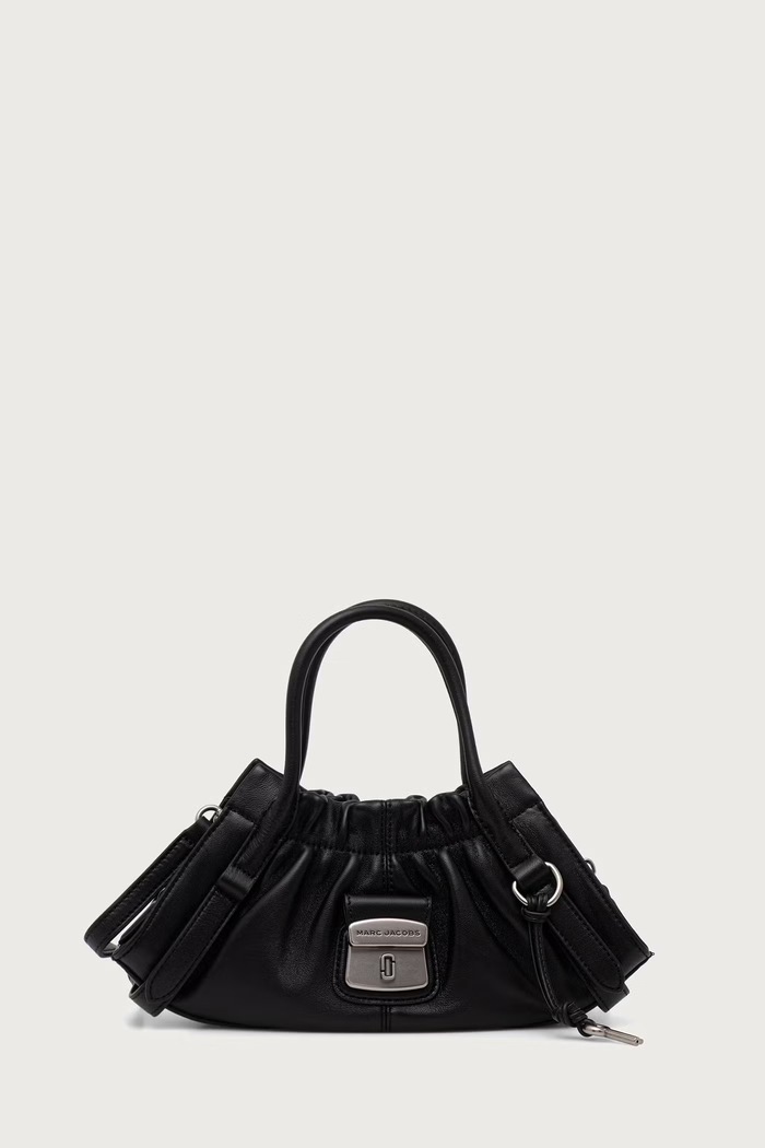 MARC JACOBS The Small Satchel torebka damska skórzana czarny 2F5HCR014H01