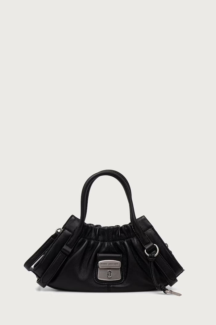 MARC JACOBS The Small Satchel torebka damska skórzana czarny 2F5HCR014H01
