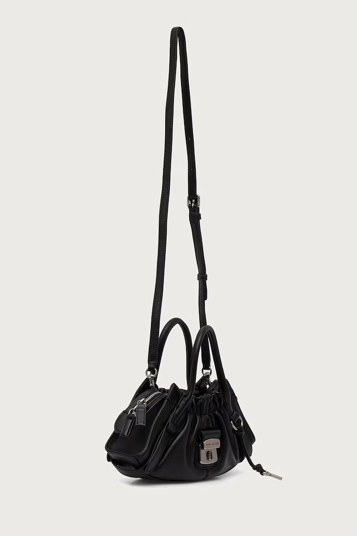 MARC JACOBS The Small Satchel torebka damska skórzana 2F5HCR014H01 czarny AW26