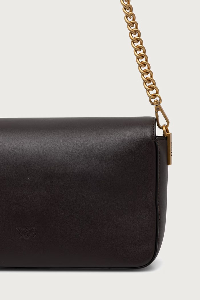 Akcesoria Pinko Torebka crossbody damska skórzana 107925.A2JG brązowy