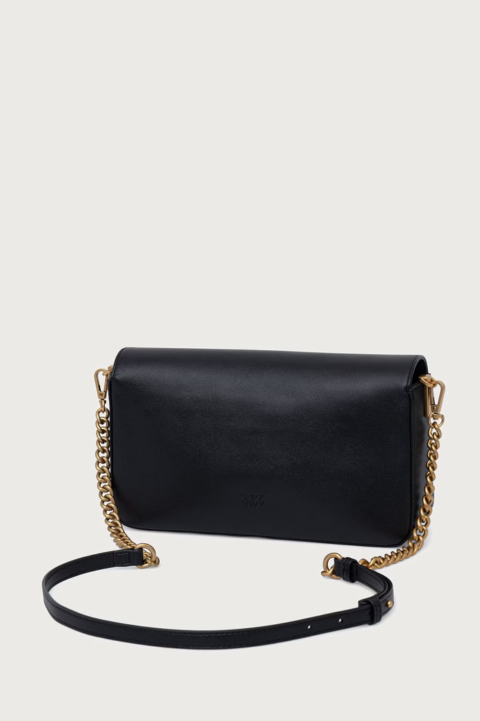 Akcesoria Pinko Torebka crossbody damska skórzana 107925.A2JG czarny