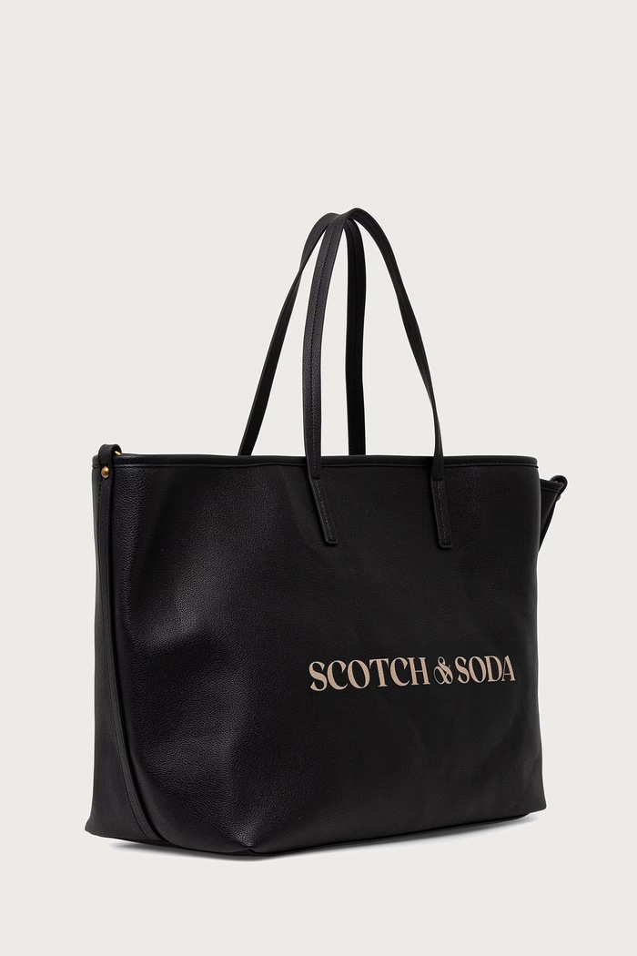 Scotch & Soda Torebka shopper damska SCHB0024 czarny AW26