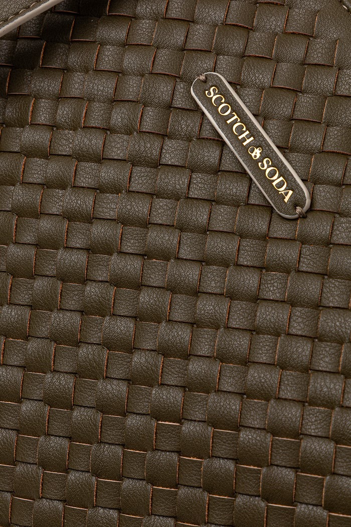 Torebka damska z imitacji skóry Scotch & Soda SCHB0023 zielony