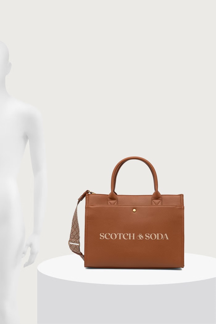 Scotch & Soda Torebka tote z imitacji skóry SCHB0025
