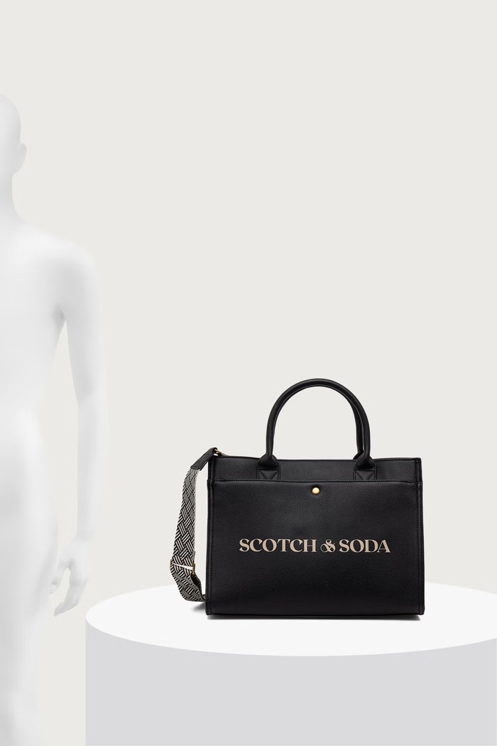 Scotch & Soda Torebka tote z imitacji skóry SCHB0025