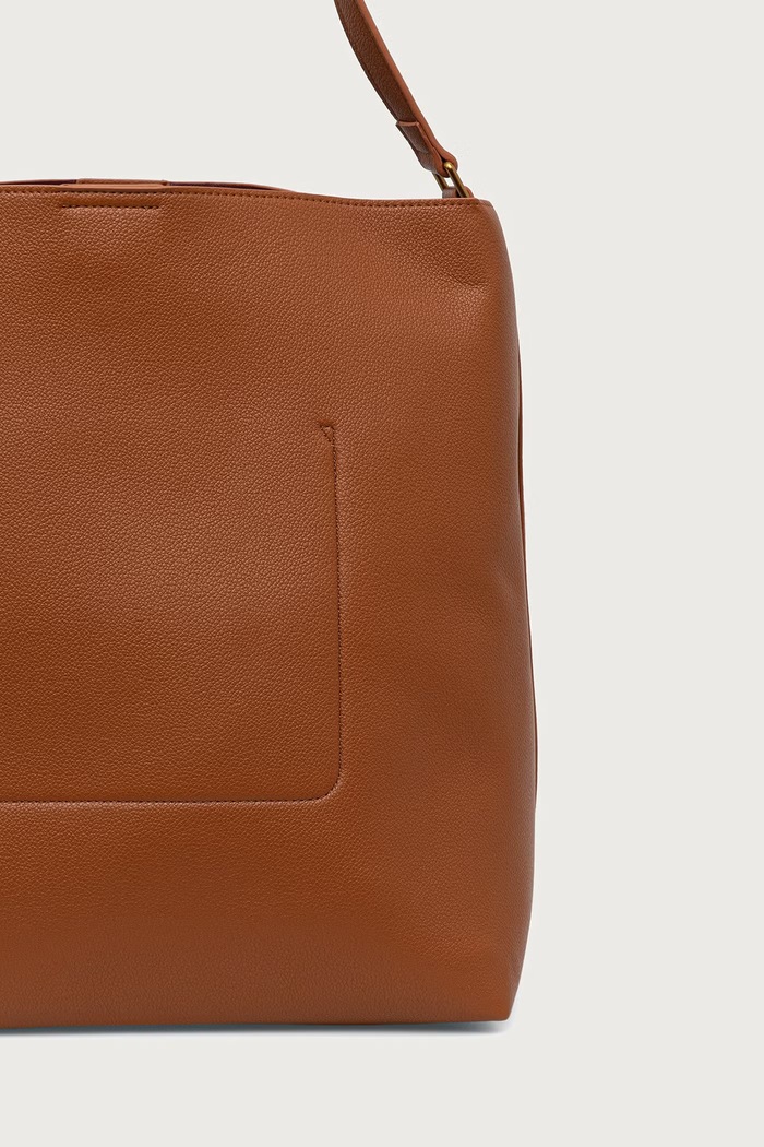 Akcesoria Scotch & Soda Torebka damska z imitacji skóry SCHB0021 brązowy