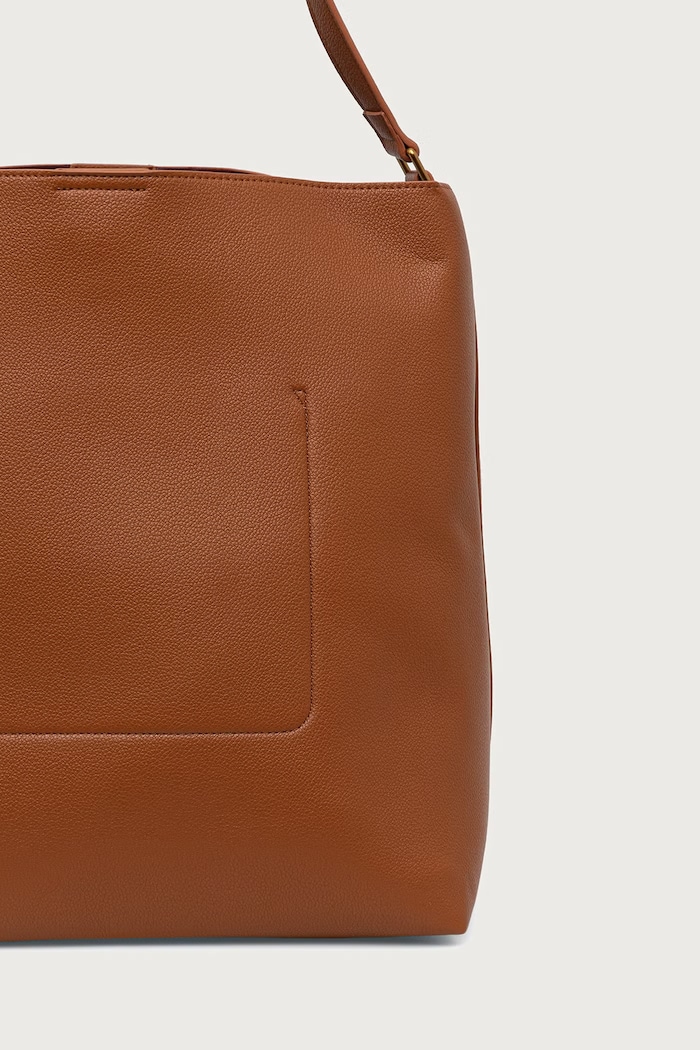 Akcesoria Scotch & Soda Torebka damska z imitacji skóry SCHB0021 brązowy