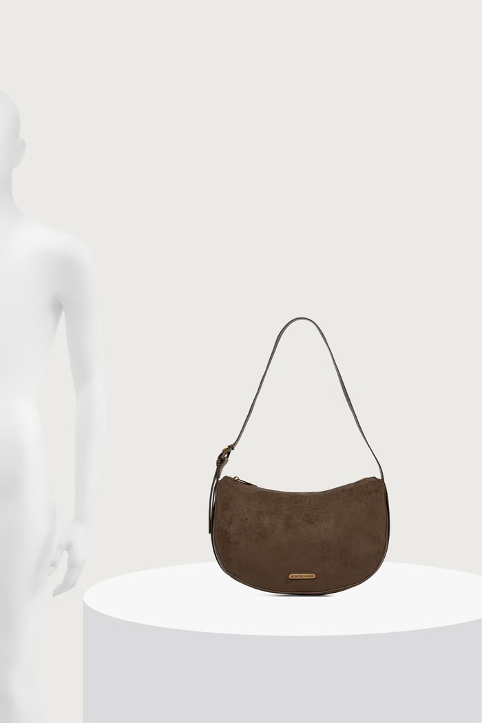 Scotch & Soda Torebka hobo damska z imitacji zamszu SCHB0016
