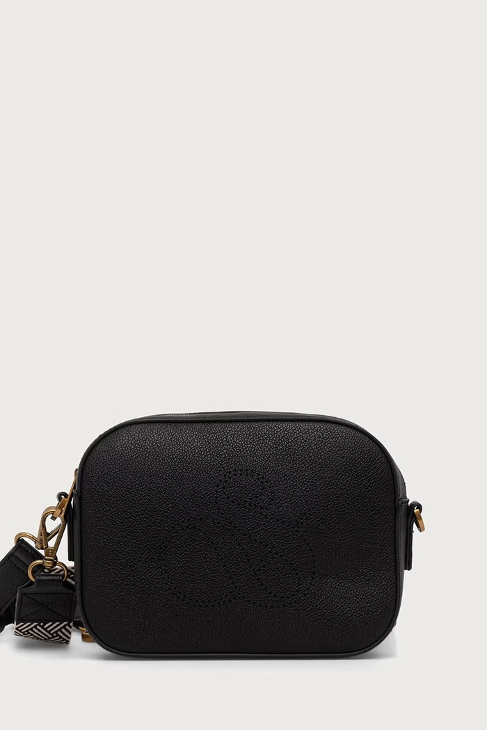 Scotch & Soda Torebka crossbody damska z imitacji skóry czarny SCHB0002