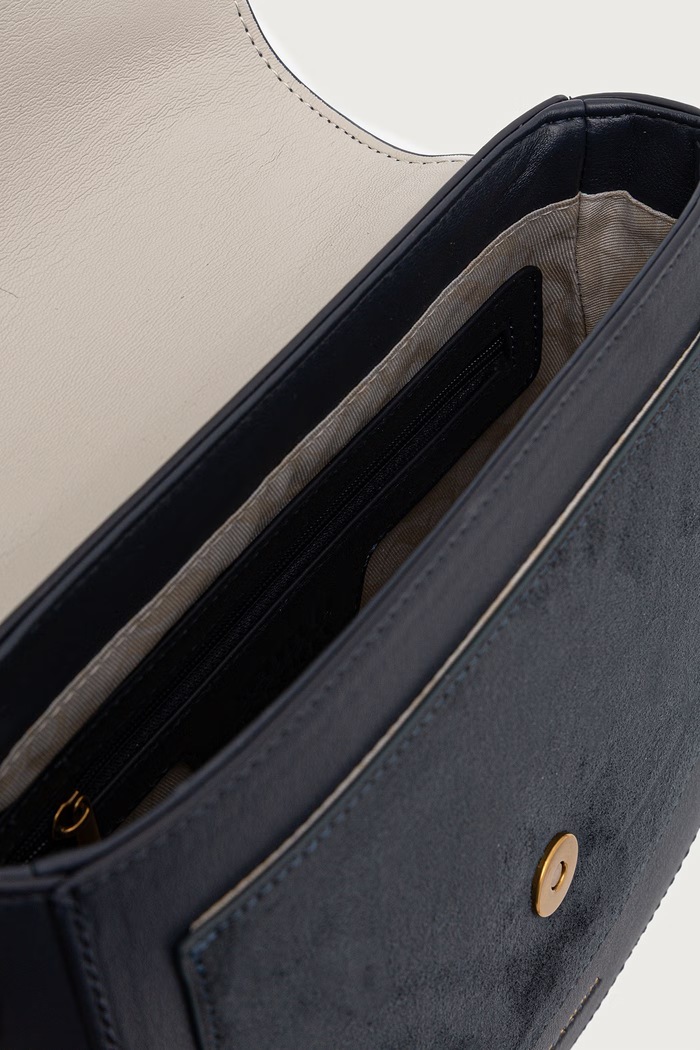 Torebka crossbody damska z imitacji skóry Scotch & Soda granatowy SCHB0004