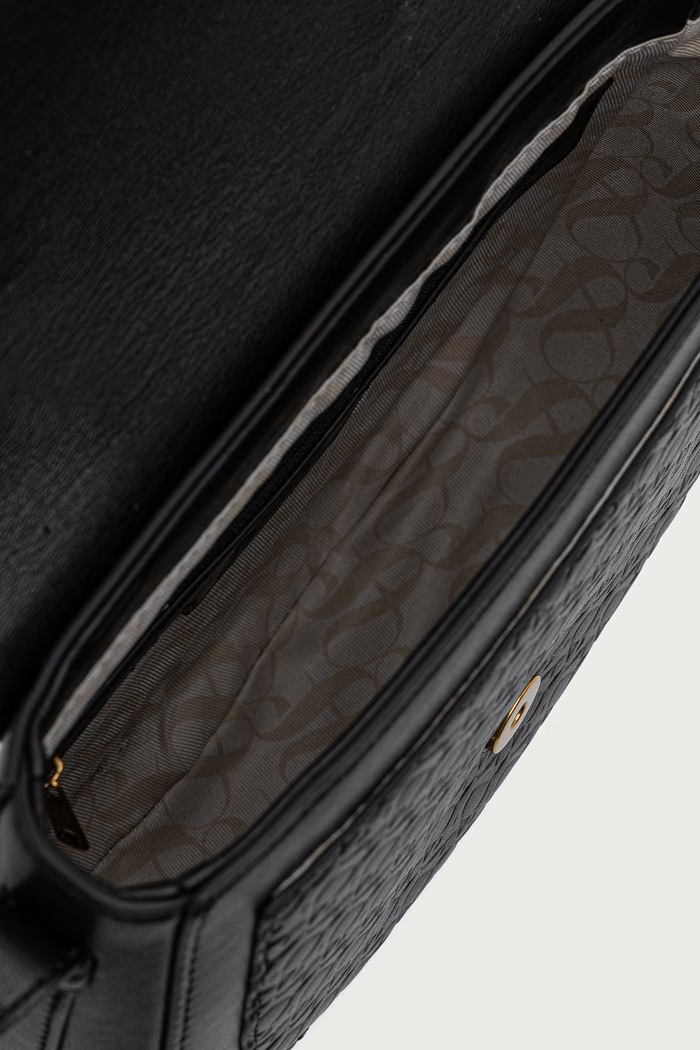 Torebka crossbody damska z imitacji skóry Scotch & Soda czarny SCHB0004
