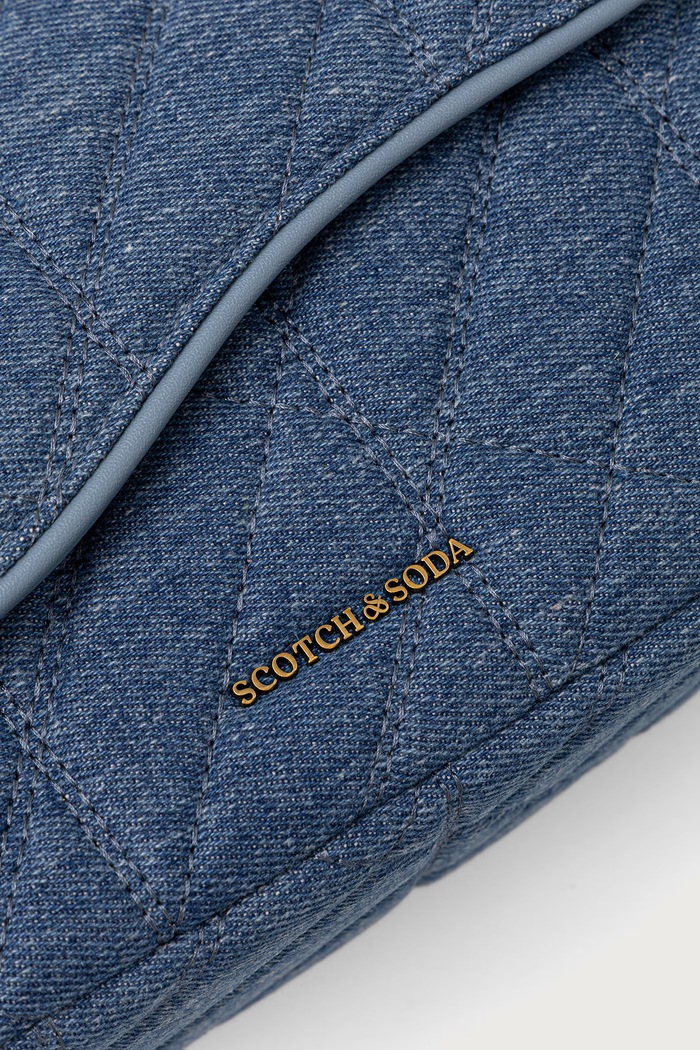 Torebka crossbody damska jeansowa Scotch & Soda SCHB0001 niebieski
