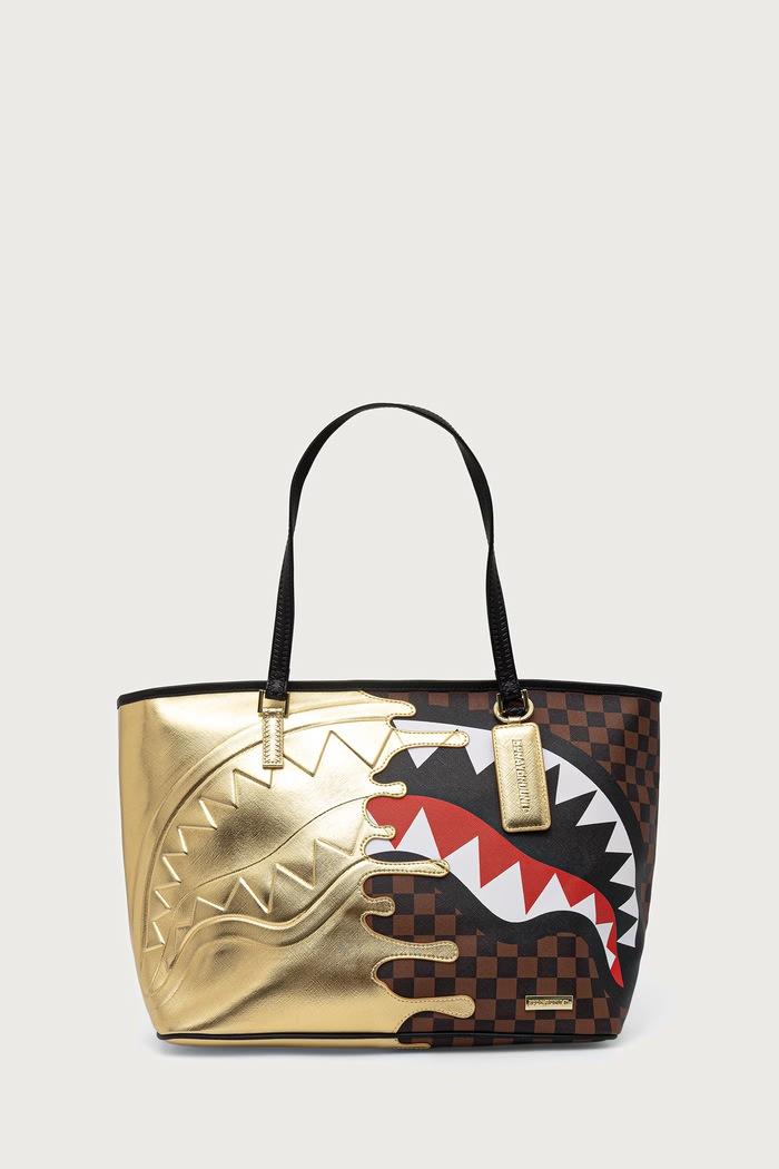 Sprayground Torebka tote damska SHARKS IN PARIS brązowy 910T9345NSZ