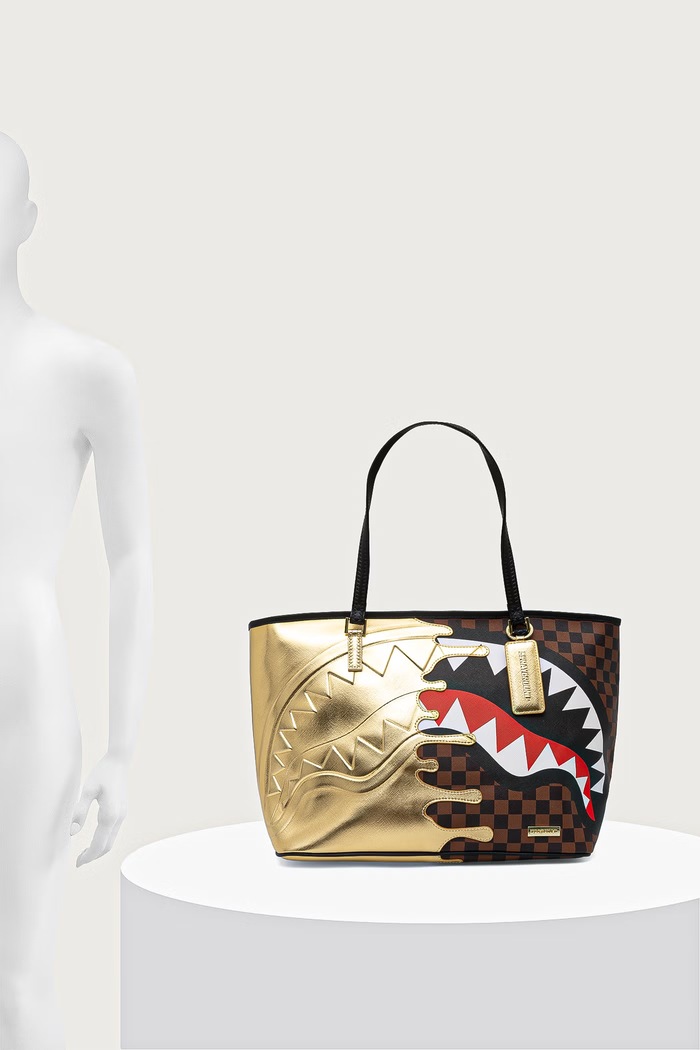Torebka tote damska SHARKS IN PARIS Sprayground brązowy 910T9345NSZ