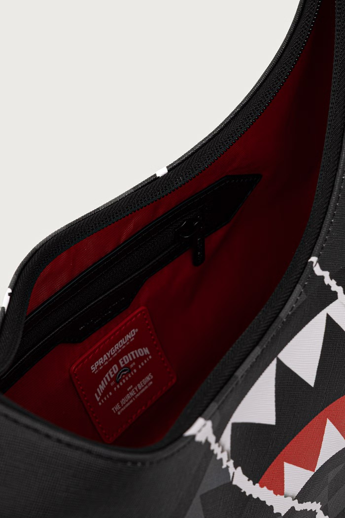 Torebka tote damska z imitacji skóry Sprayground szary 910B9353NSZ