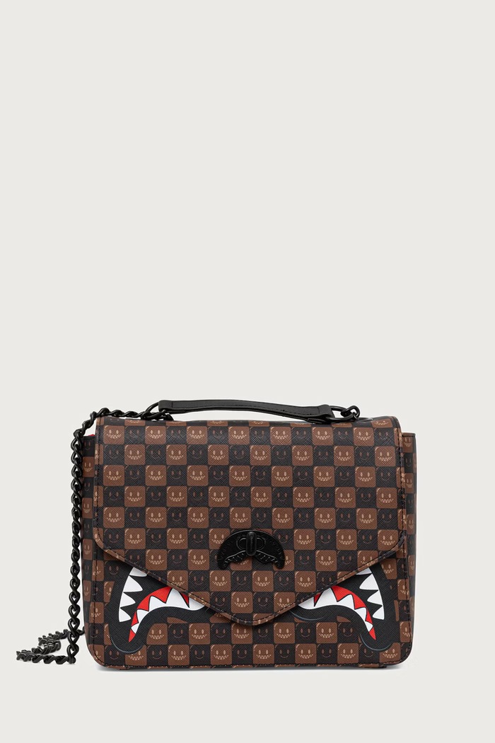 Sprayground Listonoszka damska SHARKS IN PARIS brązowy 910B9310NSZ