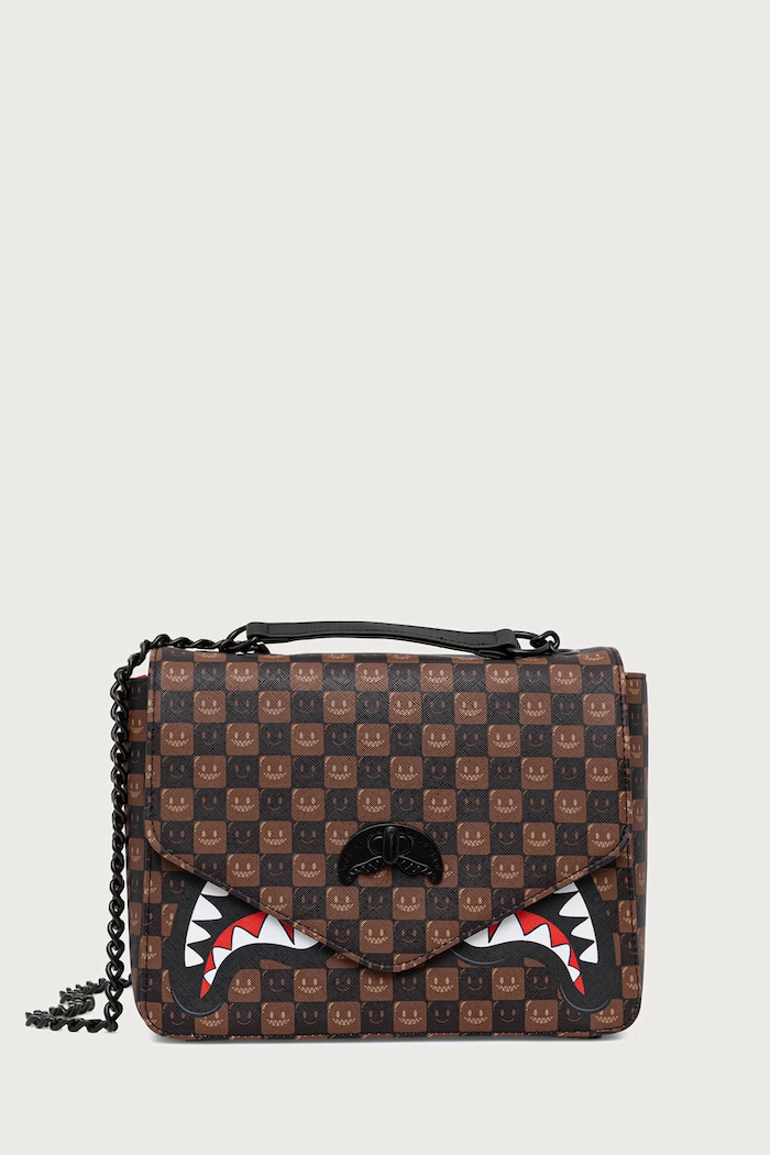 Sprayground Listonoszka damska SHARKS IN PARIS brązowy 910B9310NSZ