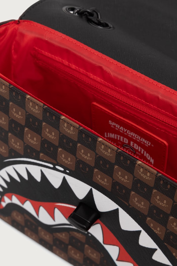 Listonoszka damska SHARKS IN PARIS Sprayground brązowy 910B9310NSZ