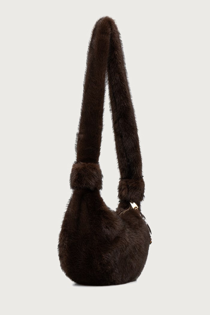 Mos Mosh Torebka crossbody damska 182330 brązowy AW26