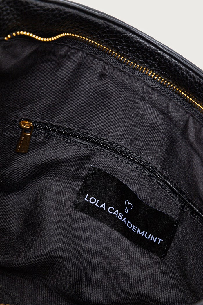 Torebka hobo damska Lola Casademunt czarny LF2604042