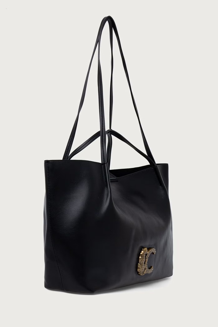 Lola Casademunt Torebka tote damska LF2604070 czarny AW26