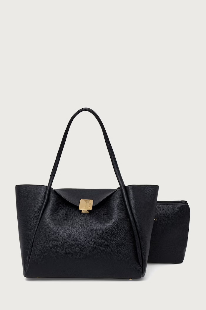 Lola Casademunt Torebka shopper damska czarny LF2604031