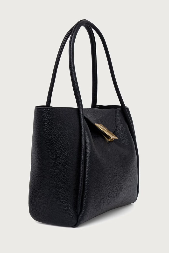 Lola Casademunt Torebka shopper damska LF2604031 czarny AW26