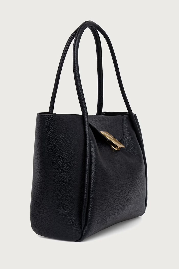 Lola Casademunt Torebka shopper damska LF2604031 czarny AW26