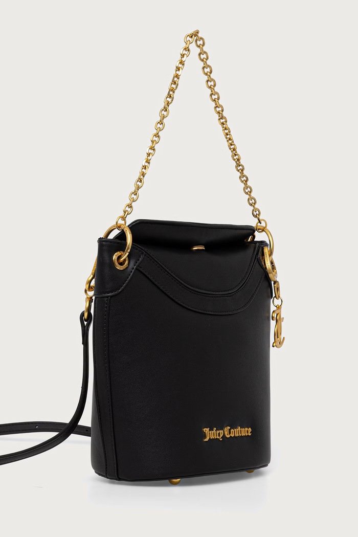 Juicy Couture Torebka crossbody damska z imitacji skóry LILY BIJ2699CUWVP czarny AW26