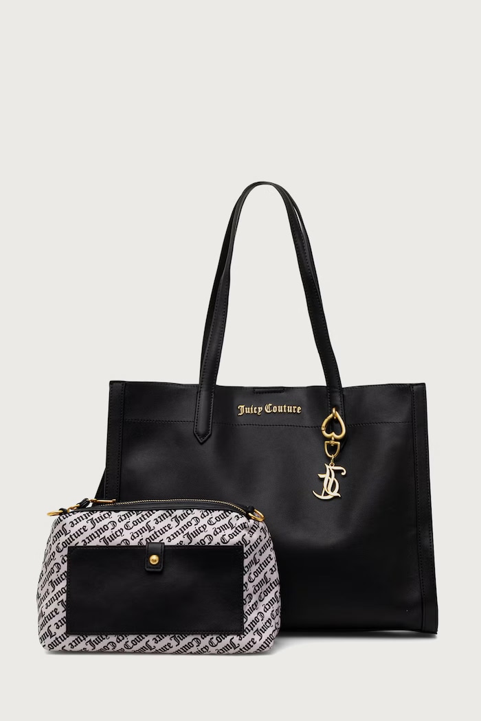 Juicy Couture Torebka shopper damska LILY czarny BIJ2699CSWVP