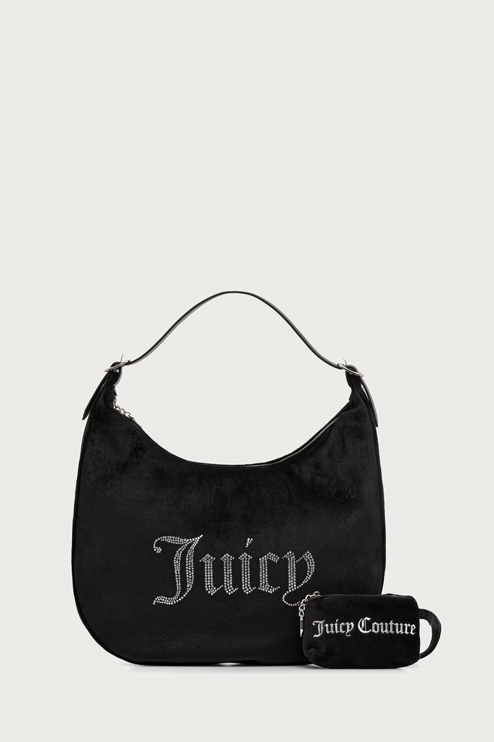 Juicy Couture Чанта тип хобо дамска KIMBERLY черен BIJQL99CQWZC