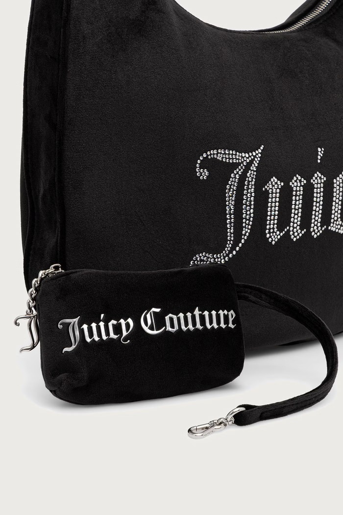 Juicy Couture Torebka hobo damska KIMBERLY czarny BIJQL99CQWZC