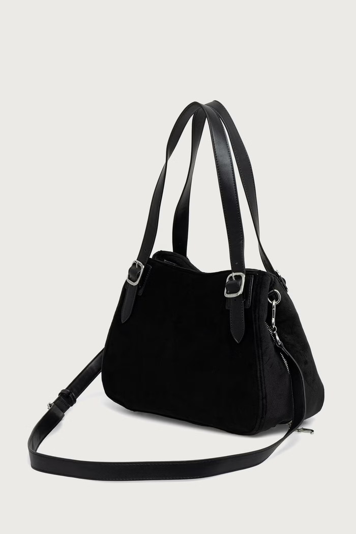 Dodaci Juicy Couture Torba za žene od velura KIMBERLY BIJQL99COWZC crna