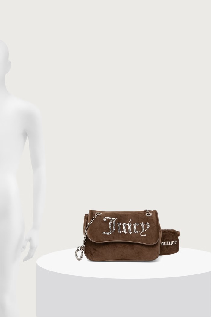 Juicy Couture Torebka crossbody damska welurowa KIMBERLY BIJQL99CKWZC