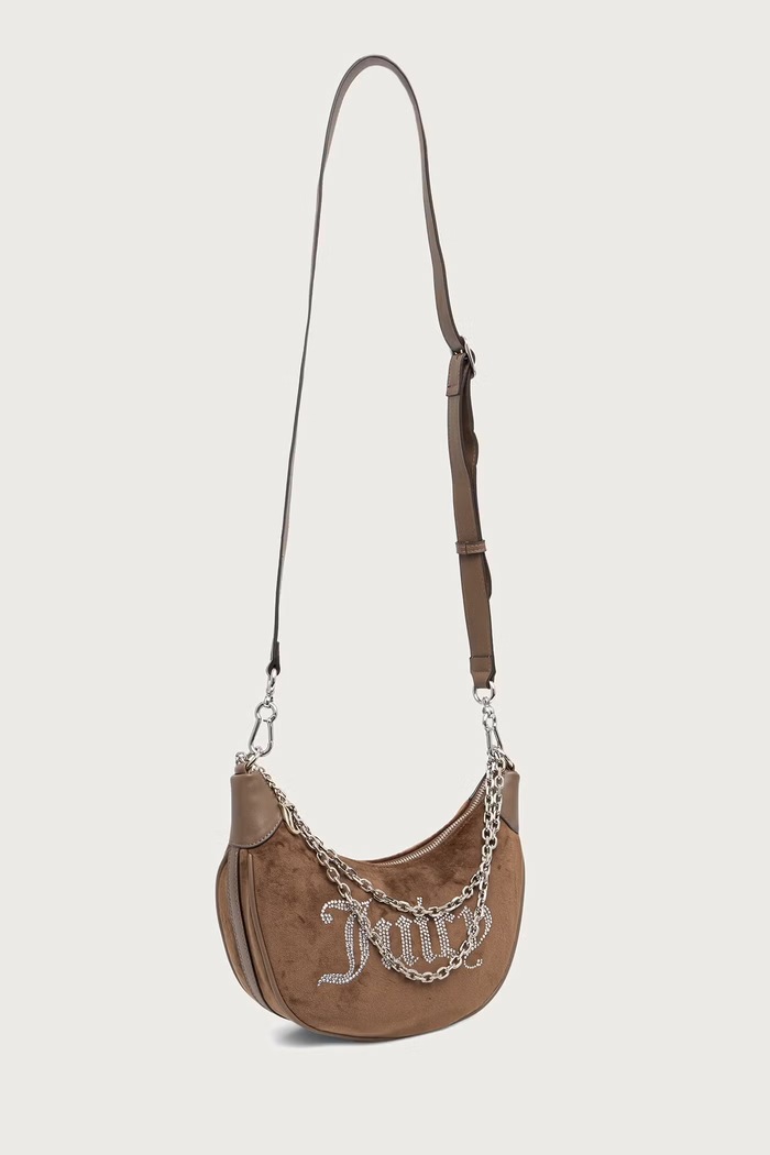 Juicy Couture Чанта crossbody дамска KIMBERLY BIJQL99CJWZC кафяв AW26