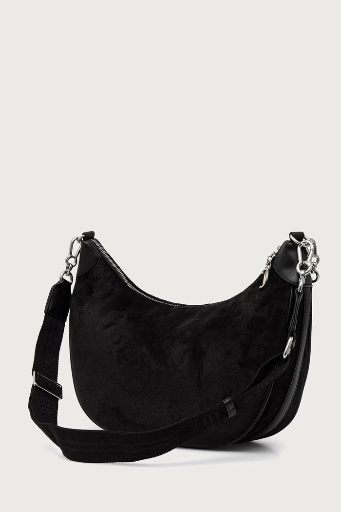 Dodaci Juicy Couture Crossbody torba za žene od velura KIMBERLY BIJQL99CGWZC crna