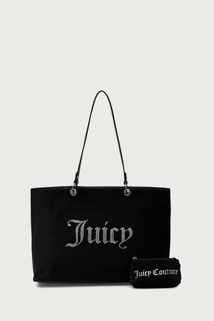 Juicy Couture Torebka shopper damska KIMBERLY czarny BIJQL99CFWZC