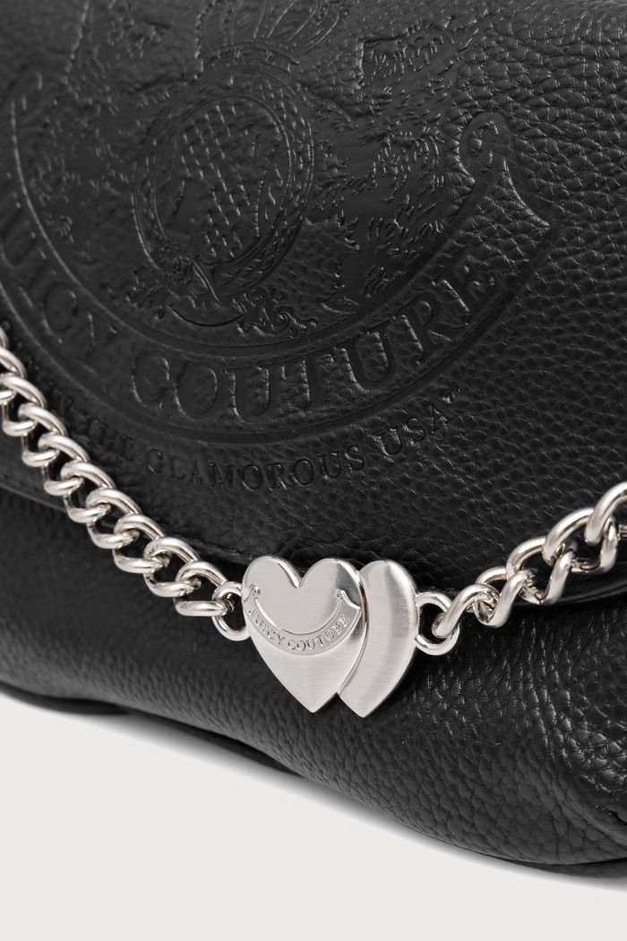 Crossbody kabelka dámska z imitácie kože TWIG NARRATIVE Juicy Couture BIJTG99CEWVP čierna