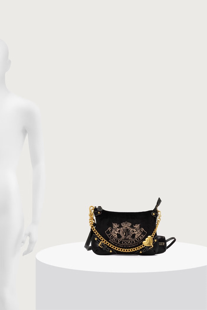 Juicy Couture Crossbody kabelka dámska zamatová TWIG NARRATIVE BIJTG99C8WZC
