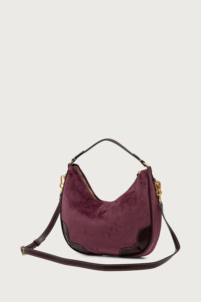 Doplnky Juicy Couture Crossbody kabelka dámska TWIG NARRATIVE BIJTG99C7WZC burgundské