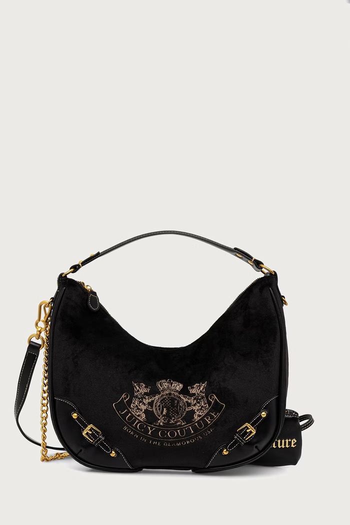 Juicy Couture Torebka crossbody damska TWIG NARRATIVE czarny BIJTG99C7WZC