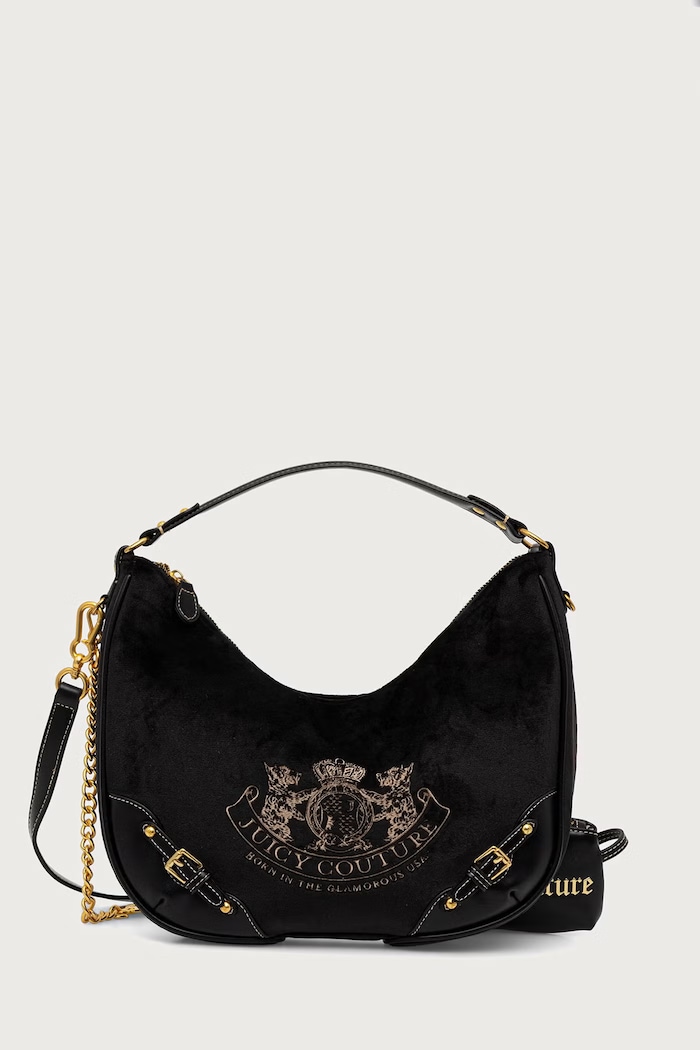 Juicy Couture Torebka crossbody damska TWIG NARRATIVE czarny BIJTG99C7WZC