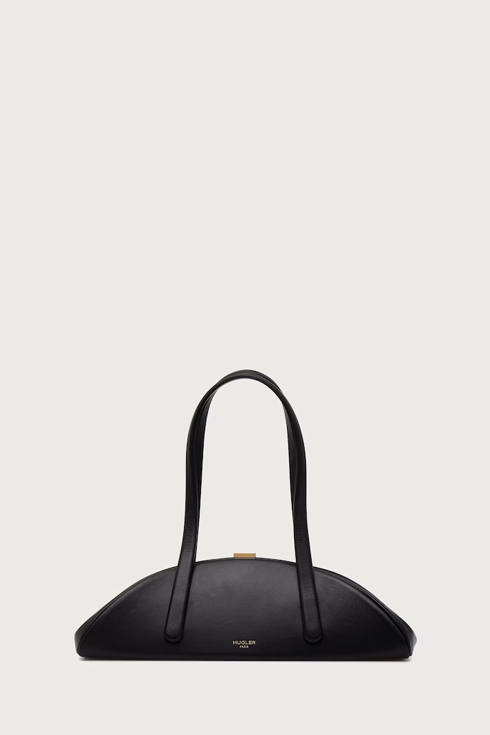 MUGLER Torebka damska skórzana czarny 26F10SA00619049