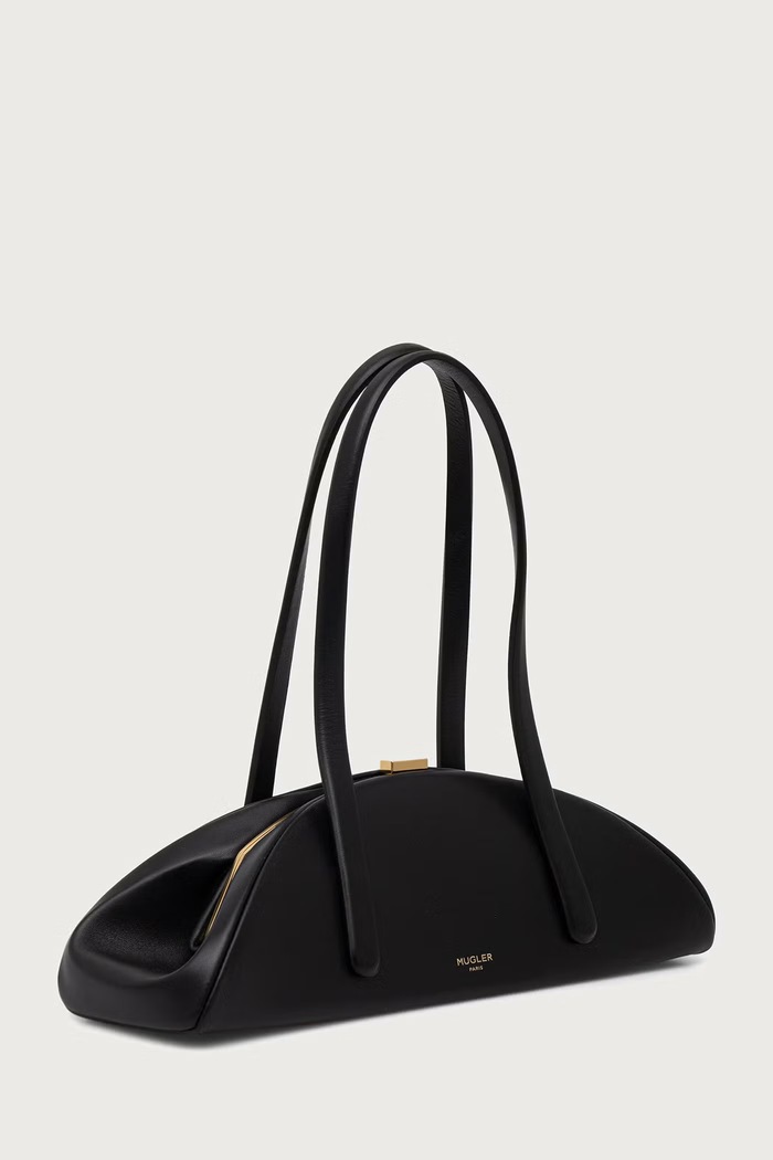 MUGLER Torebka damska skórzana 26F10SA00619049 czarny AW26
