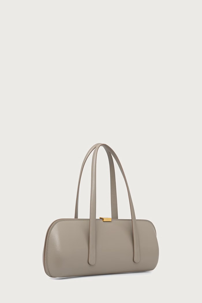 MUGLER Kopertówka damska skórzana 26F10SA00609050 szary AW26
