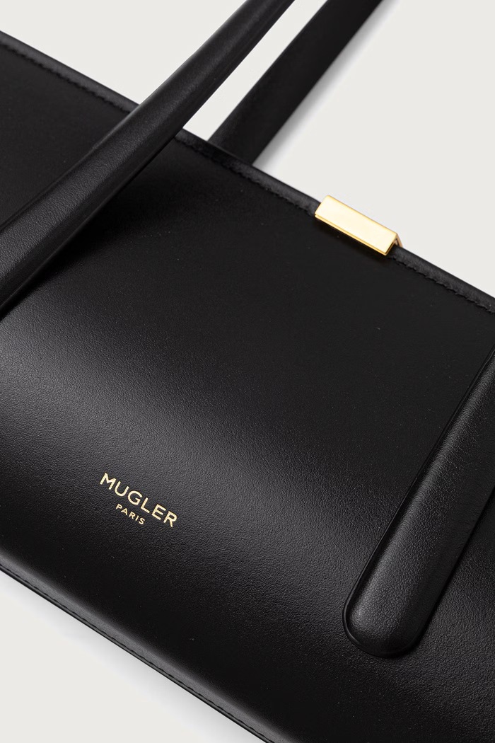 Pismo torbica za žene od kože MUGLER 26F10SA00609050 crna