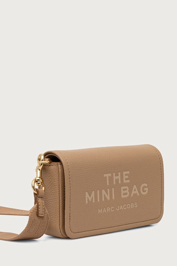 MARC JACOBS Crossbody kabelka dámska kožená THE MINI BAG 2S4SMN080S02 béžová AW26