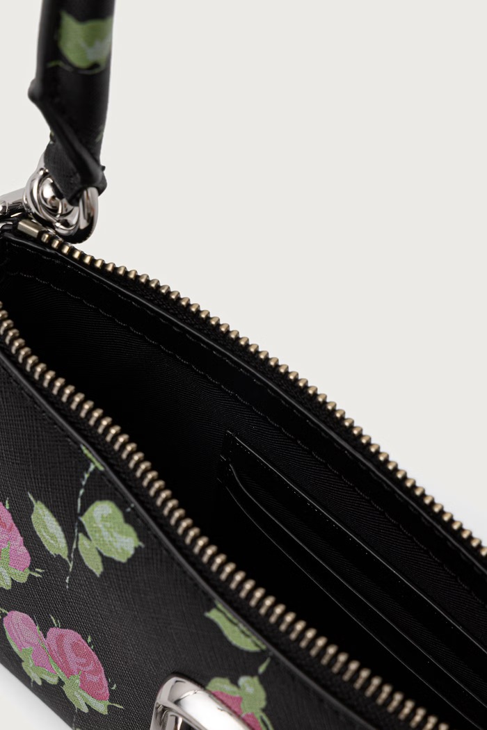 Crossbody torba za žene od kože THE POCHETTE MARC JACOBS crna 2F6SMN013S02