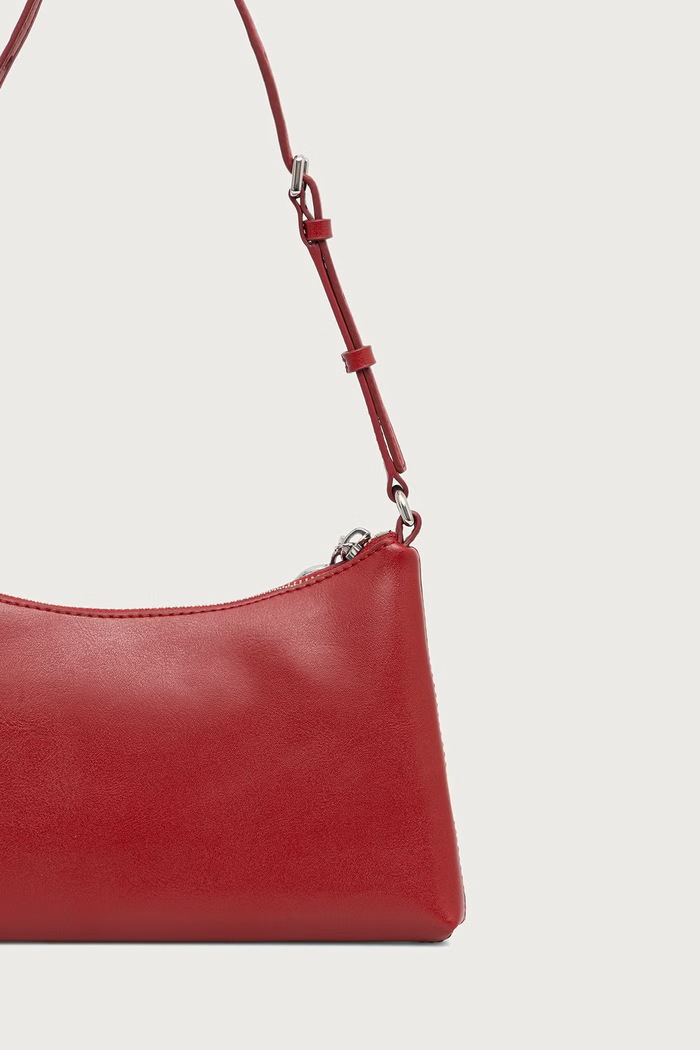 Akcesoria MARC JACOBS Torebka crossbody damska skórzana POUCH MINI BAG 2F6SMN011S01 czerwony