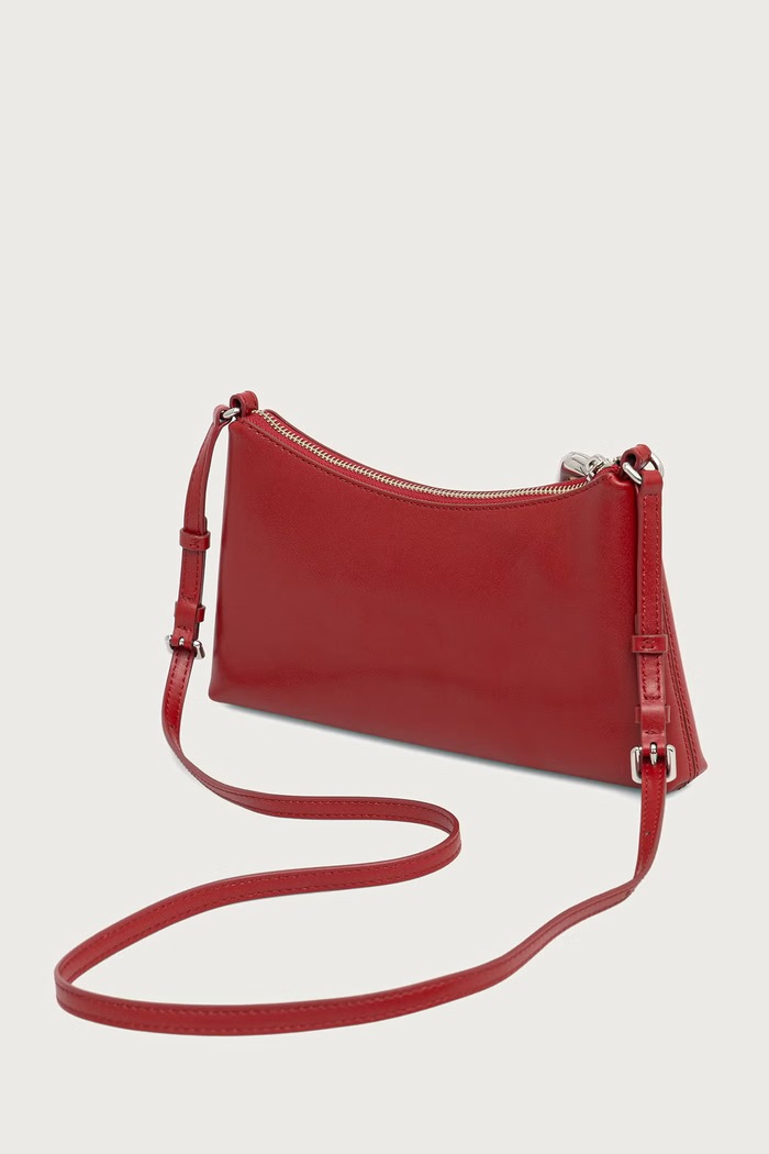 Torebka crossbody damska skórzana POUCH MINI BAG MARC JACOBS 2F6SMN011S01 czerwony